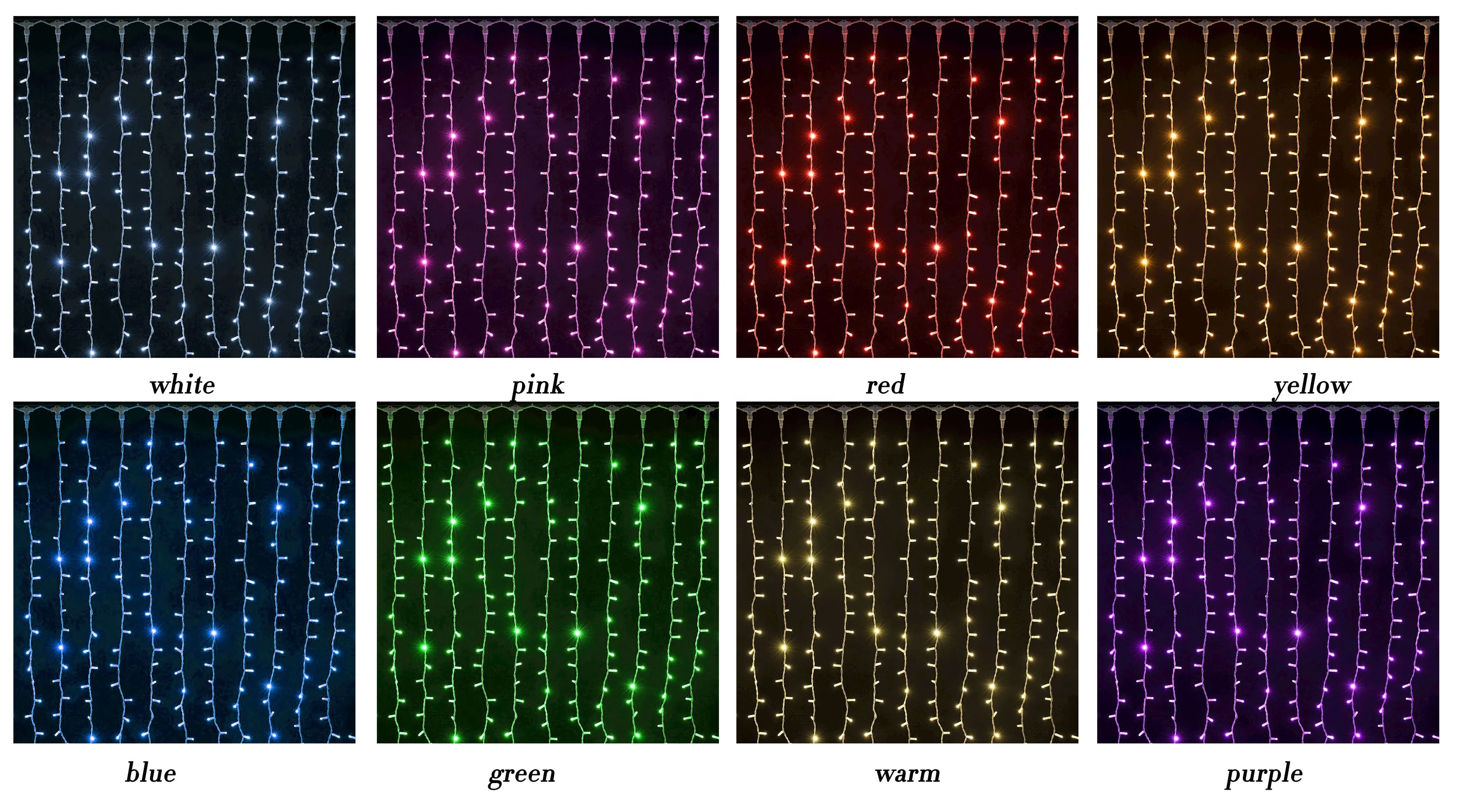 Outdoor Waterproof rubber cable LED Ice Strip Light Curtain Light Christmas Decoration Star Light outdoor