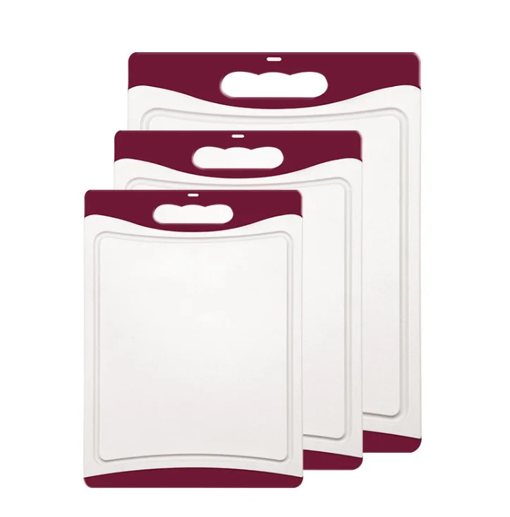 Dishwasher Safe multi size chopping blocks plastic kitchen cutting boards