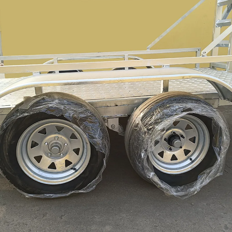 Customized Small Steel Excavator Plant Trailer Galvanized Trailers
