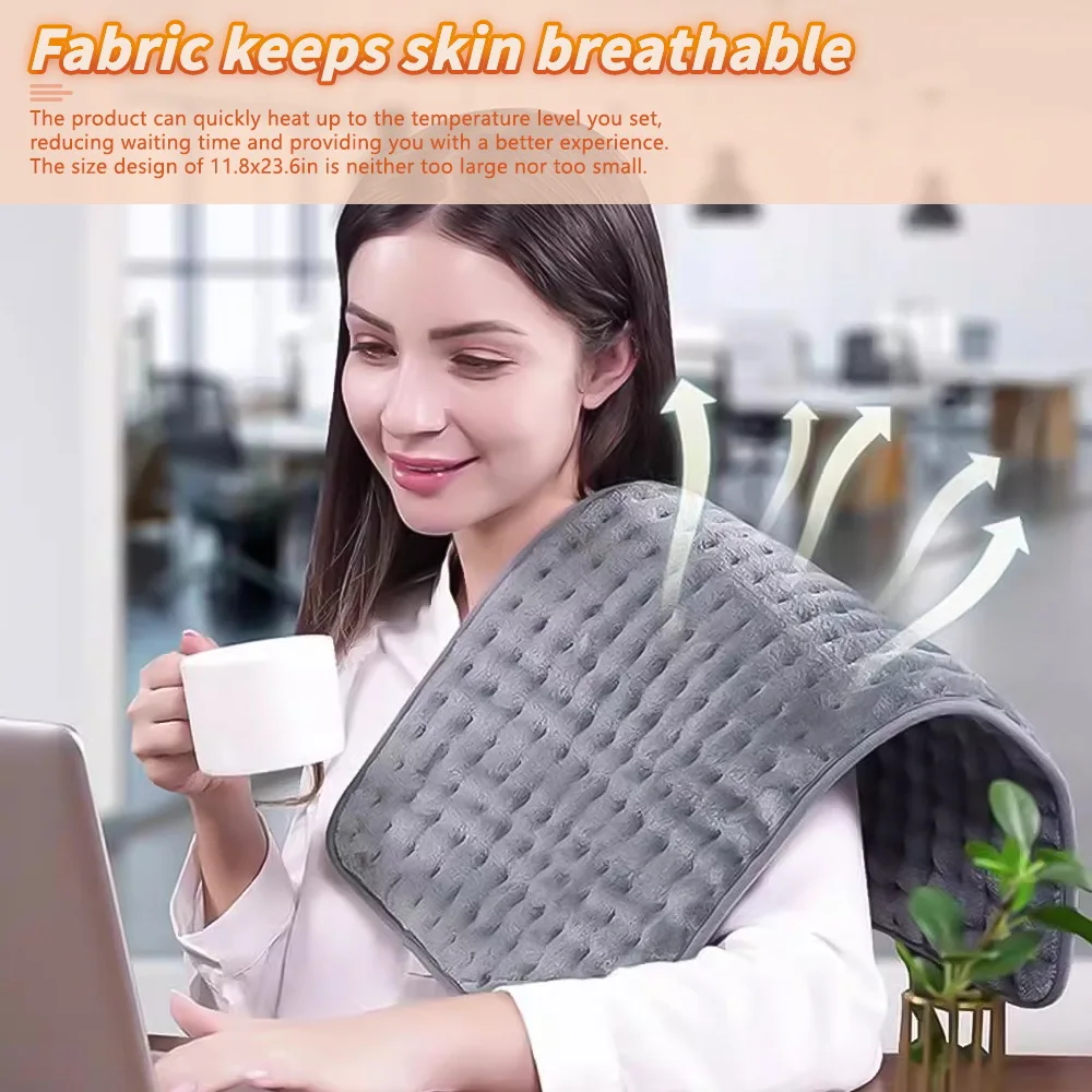 Electric Heating Pad Blankets For Home Physiotherapy 10-Level Small Heated Pad (Custom Logo Packaging Accepted)