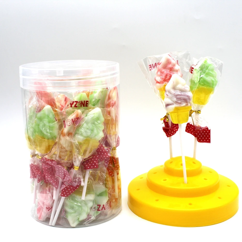 Hot Sell Wholesale 20g/30g Big Size Sweet Fruit Flavor Watermelon Shape Hard Candy Lollipop