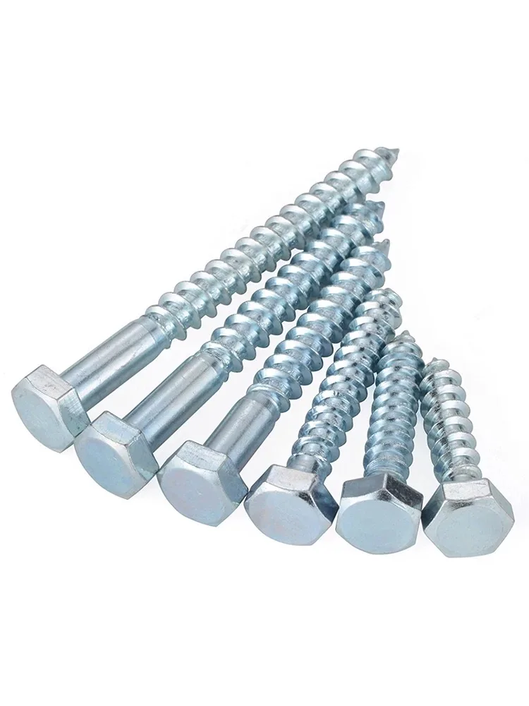 hex head self tapping head High performance for wood Galvanized Hex Head Lag Screws