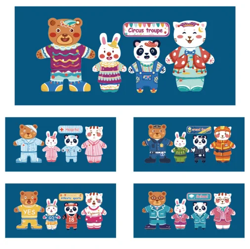 Hot selling educational jigsaw magnetic drawing board puzzle wooden toys