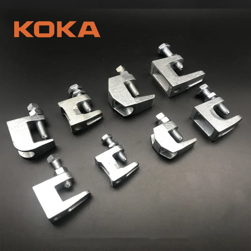 SS 304 SS316 Steel  Beam Clamp for Construction