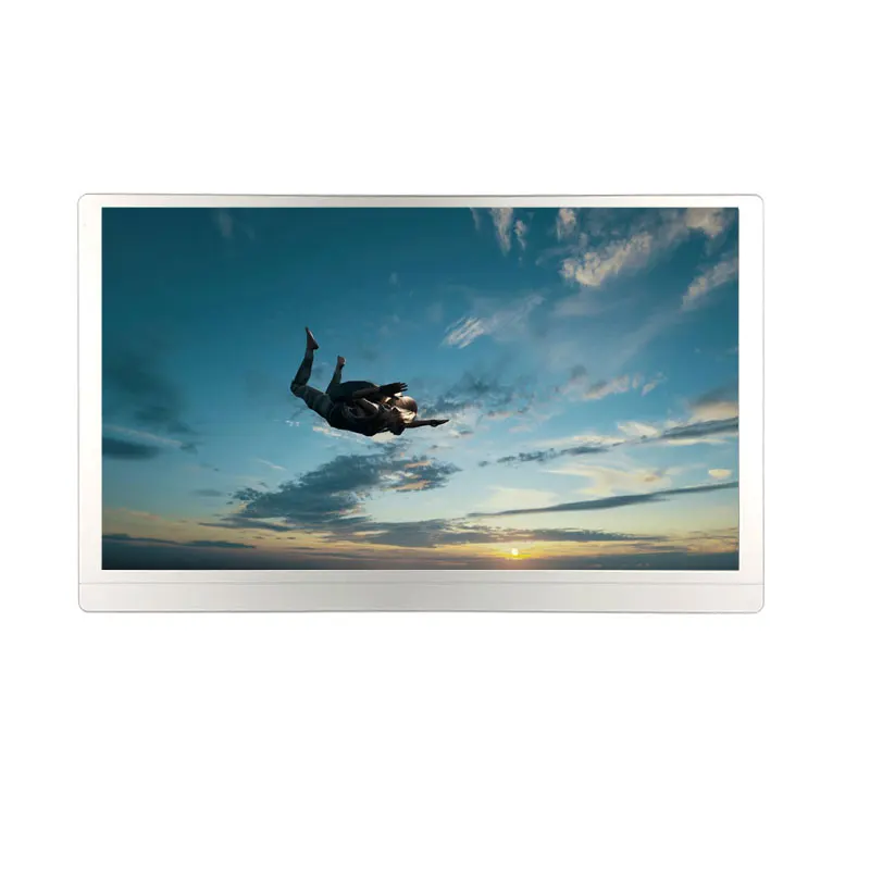 DC battery powered capacitive touch monitor portable monitor 15.6 inch