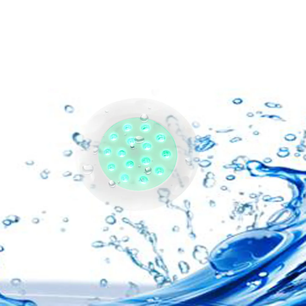 Одобрено CE, постоянный ток, 12 Вольт, заполненный смолой умный светодиодный подводный светильник для бассейна 7 Вт, 9 Вт, RGB