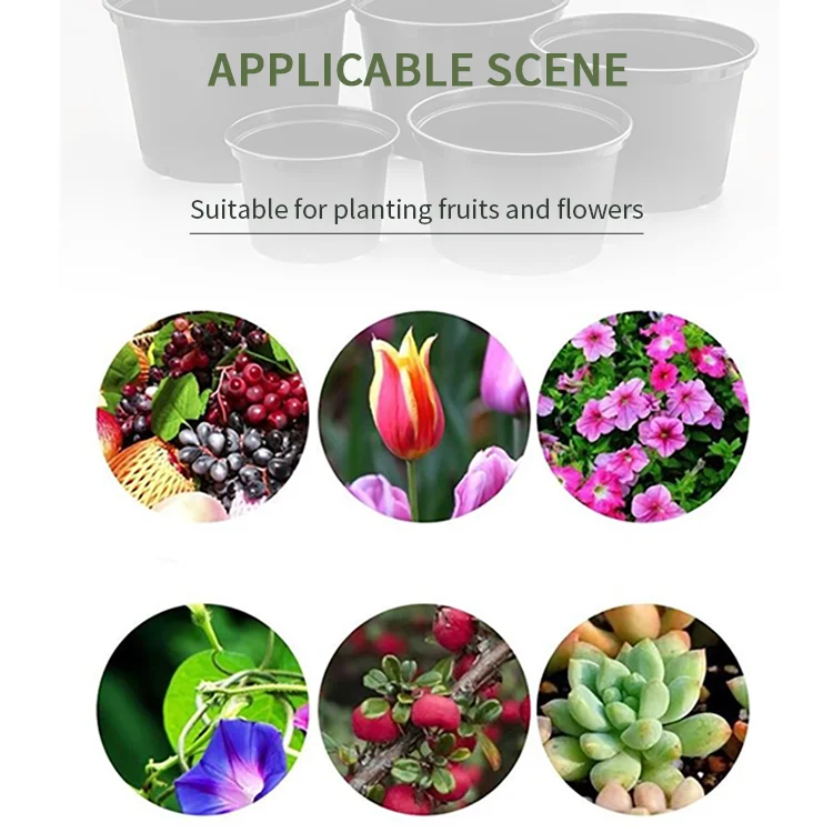 2021 lightweight Factory double color indoor Nursery Plant flower pot For garden