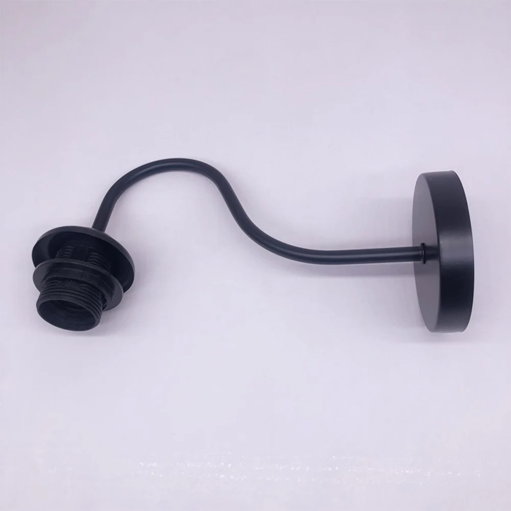Custom wholesale Diy wall lamp black wall lamp combination E27 spiral wall lamp seat
