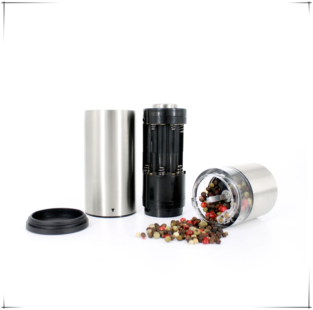 Stainless Steel Electric Salt and Pepper Mill/Salt and Pepper Grinder