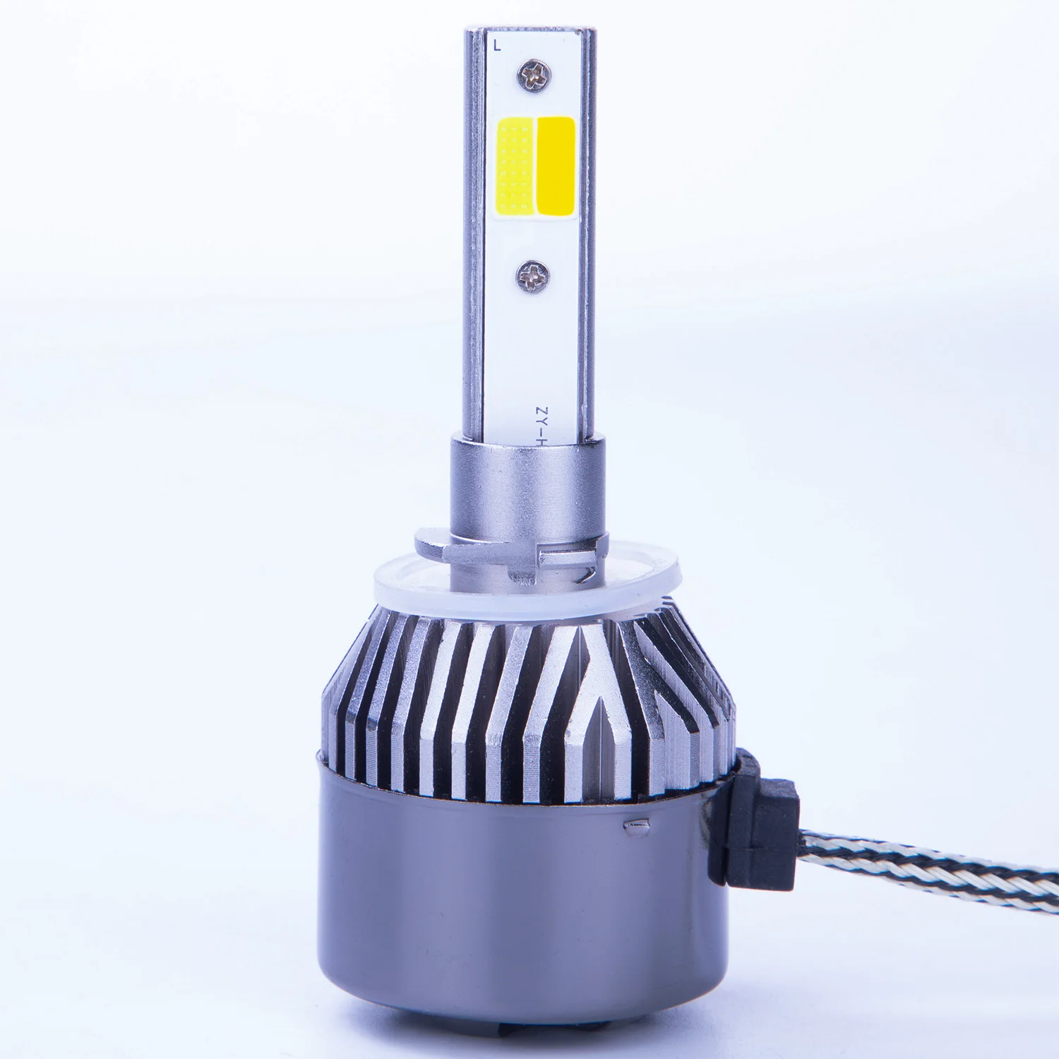 Gpne 3 colors led headlight for H1 H3 H4 H7 H11 880 9005 9006 9012 led canbus