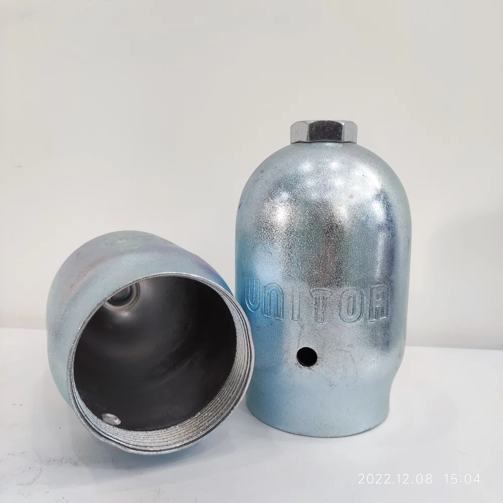 China Factory Good Quality Cylinder Valve Cap Gas Cylinder Cap Steel Cylinder Cap