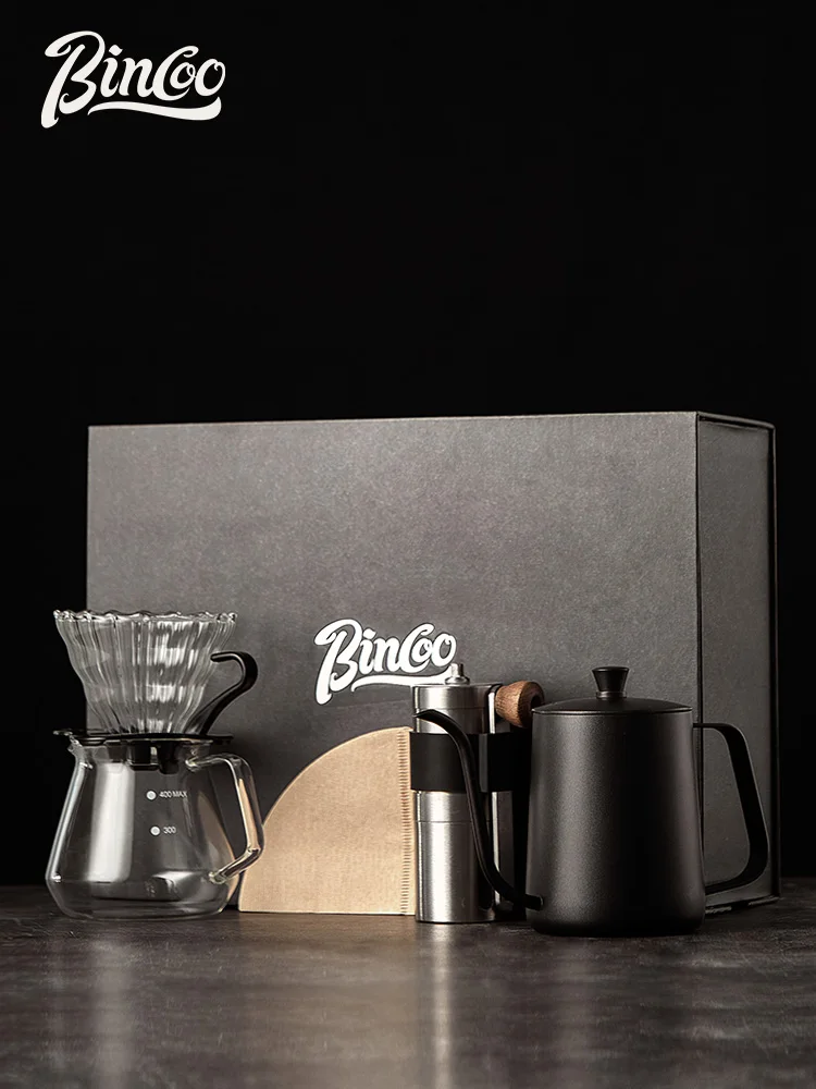 2022 hot Brew Stainless Steel drip Coffee Maker Set 5-piece set coffee tools for gift