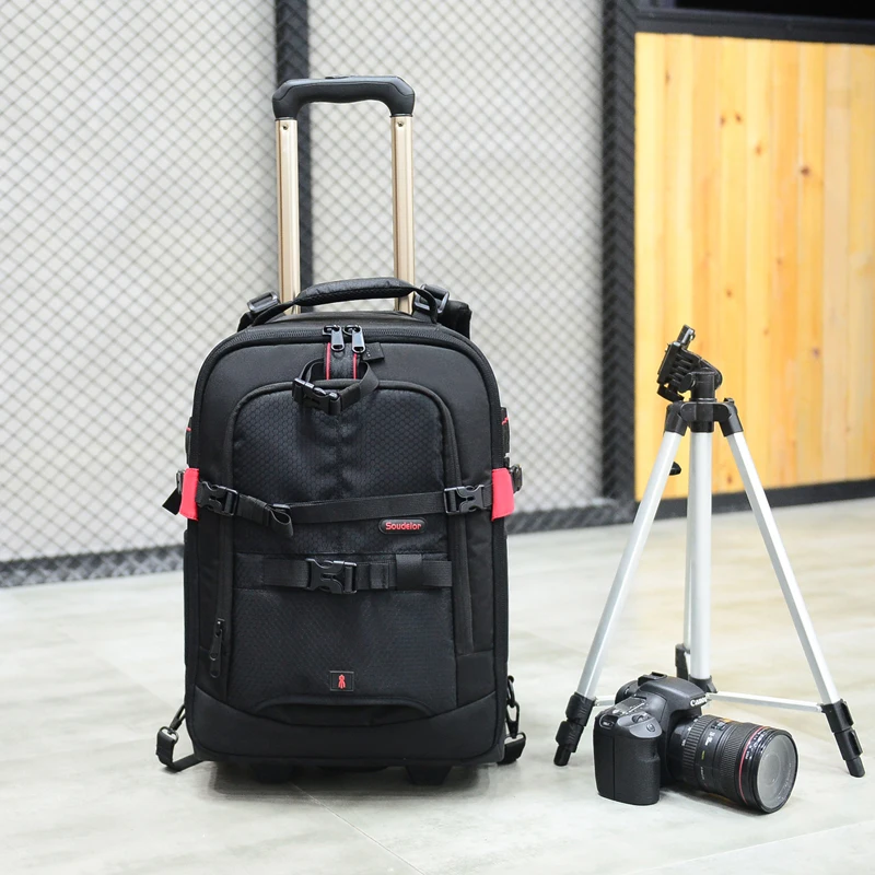 Durable Nylon Photography Equipment Profession Camera bags With Laptop Compartment Waterproof Raincover.