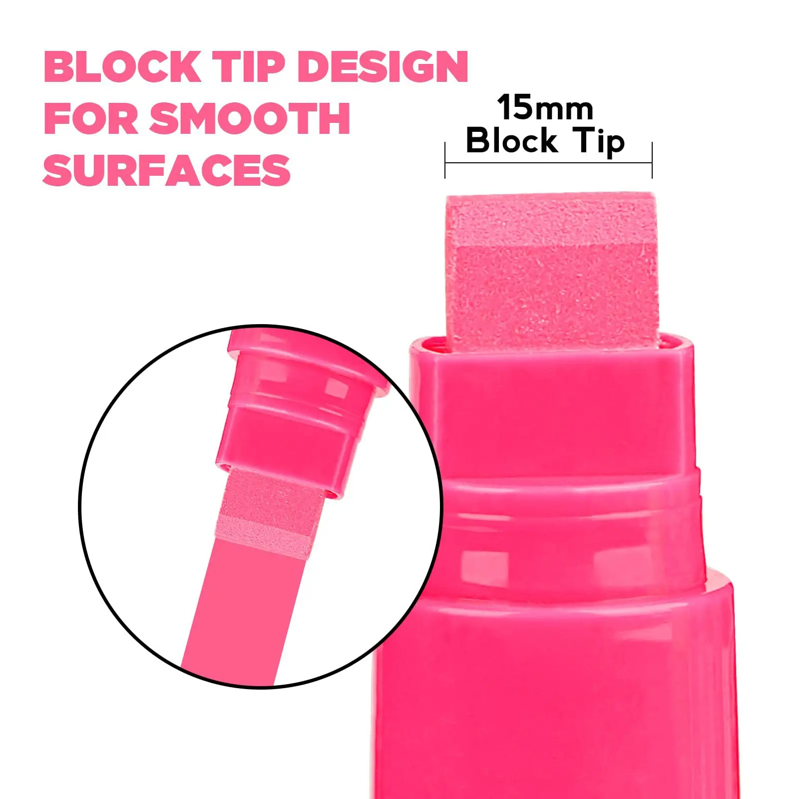 Wholesale Acrylic Marker Large Capacity Art Graffiti 15mm Color Set Marker Acrylic Paint