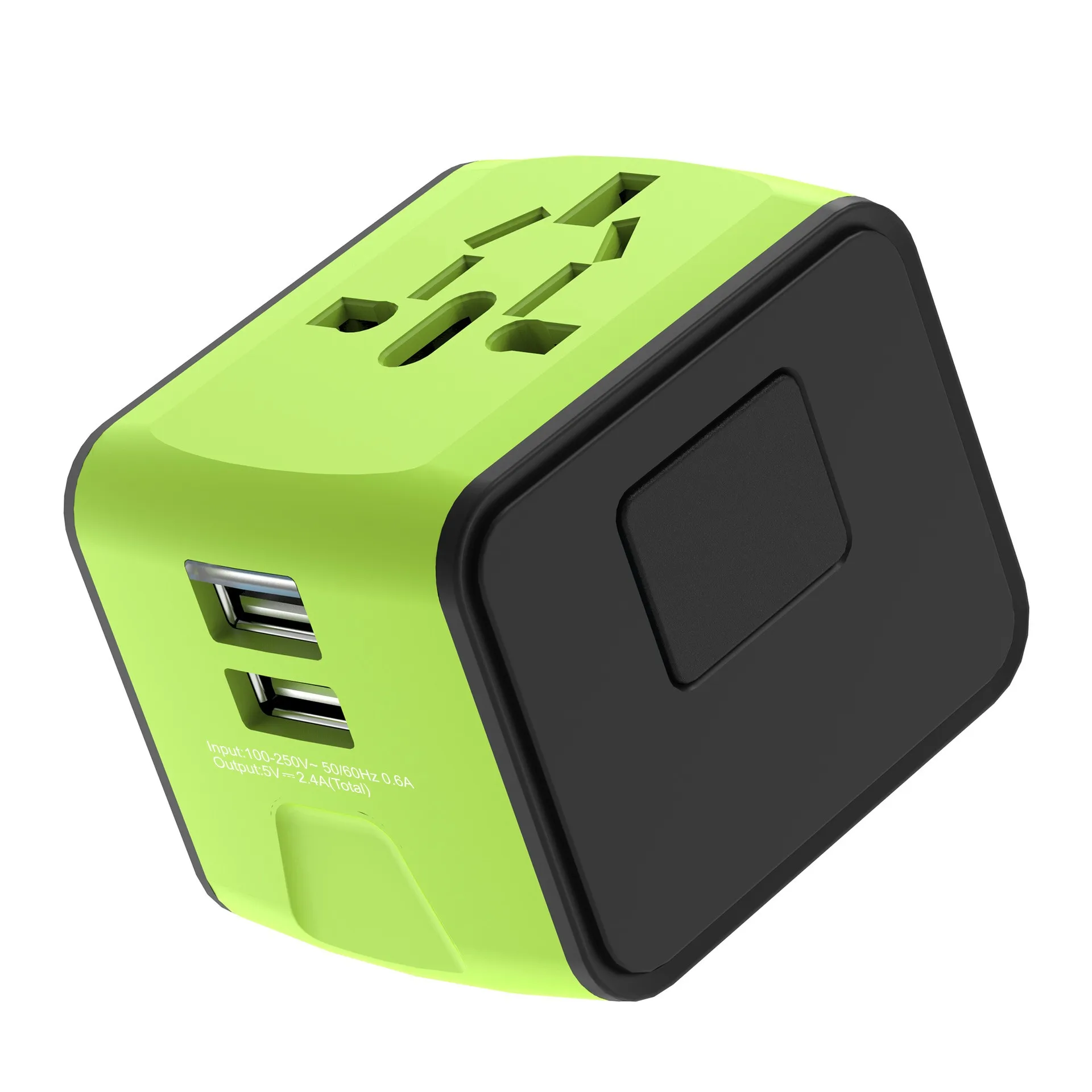 Most popular 6A Commercial World travel Charger, USB plug Type C quick charger PD adapter electrical socket