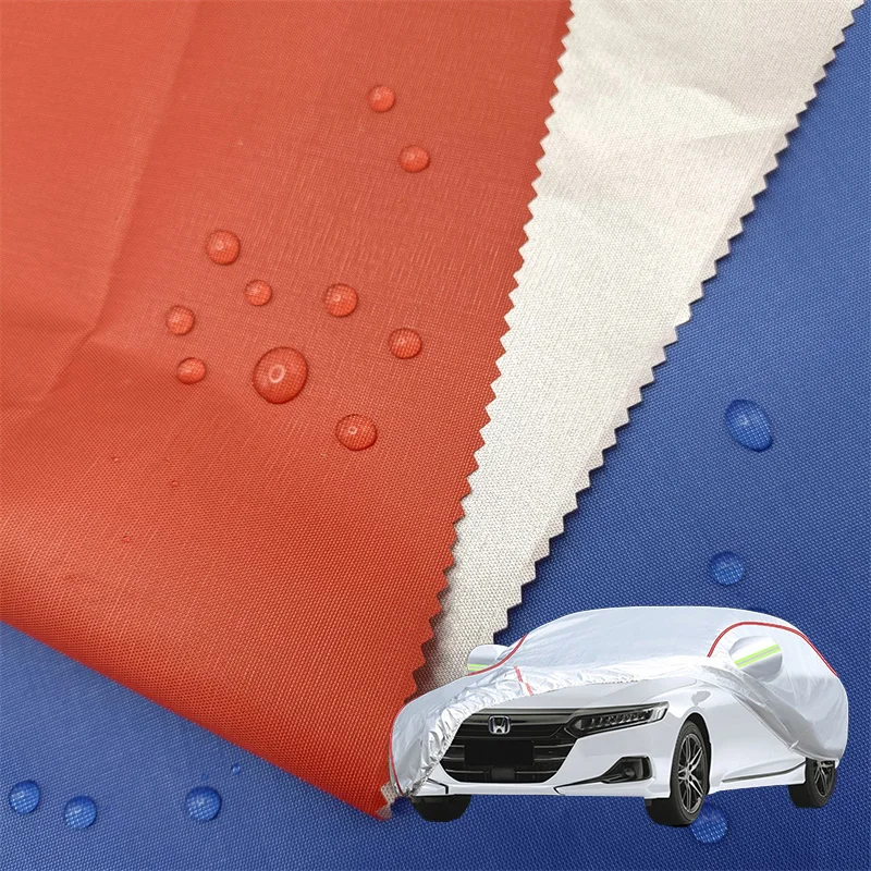 China Hot Selling High Quality 210T Taffeta Silver Coated Fabric Used For Car Shade Fabric
