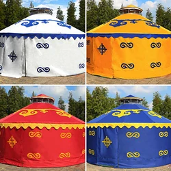 American Spring Break Outdoor 5*5m Luxury Steel Frame Yurt Ger Tent