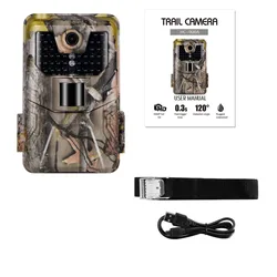 36MP 2.7K Trail Camera 940NM Infrared Hunting Cameras Wireless Cam HC900A Night Vision Wildlife Surveillance