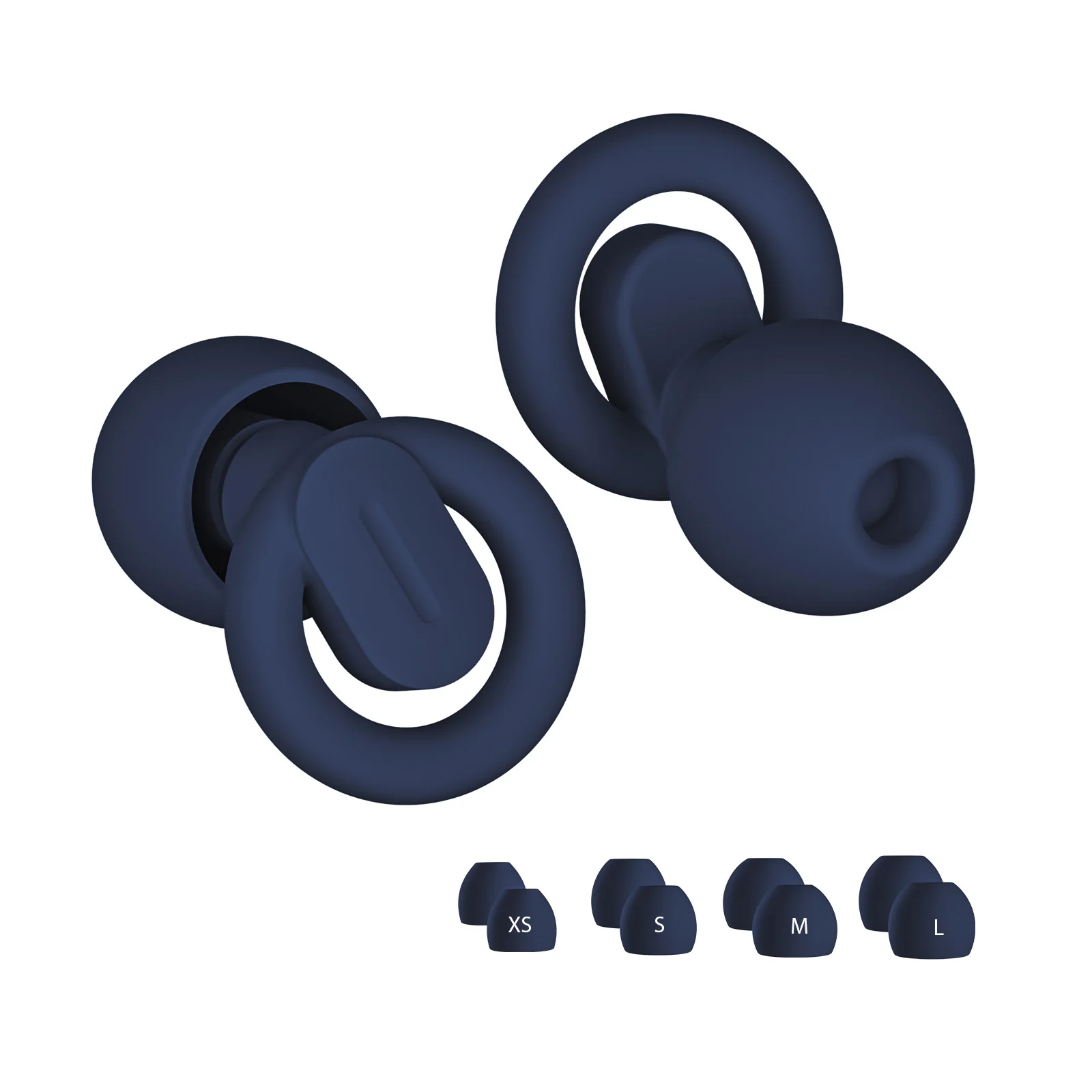 4 Size quiet noise canceling earplugs shooting ear protection motorcycle ear plug soundproof silicone ear plugs for sleep