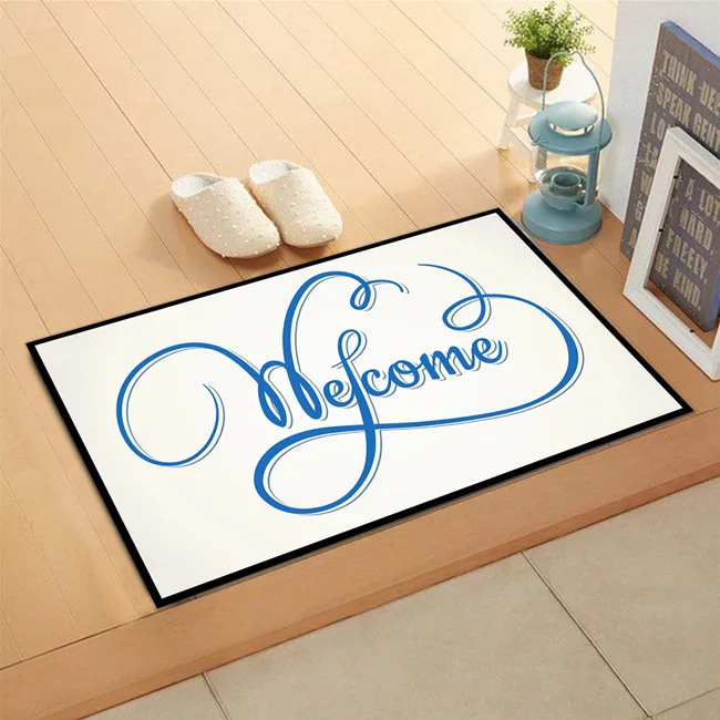 Tigerwings Highly Welcomed Custom Printed Diatom Mud Floor Mats Anti Slip Water Absorption Rubber Doormats
