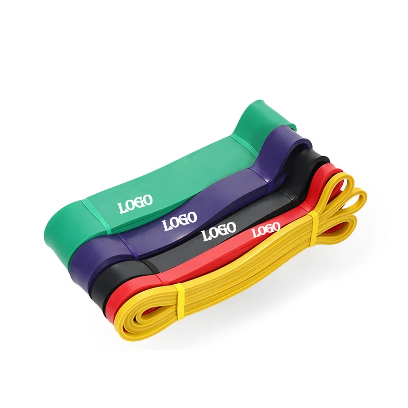 Custom Logo Women Fitness Circle Bands Resistance Exercise Stretch Resistance Bands Set Pull Up Assist Band For Workout