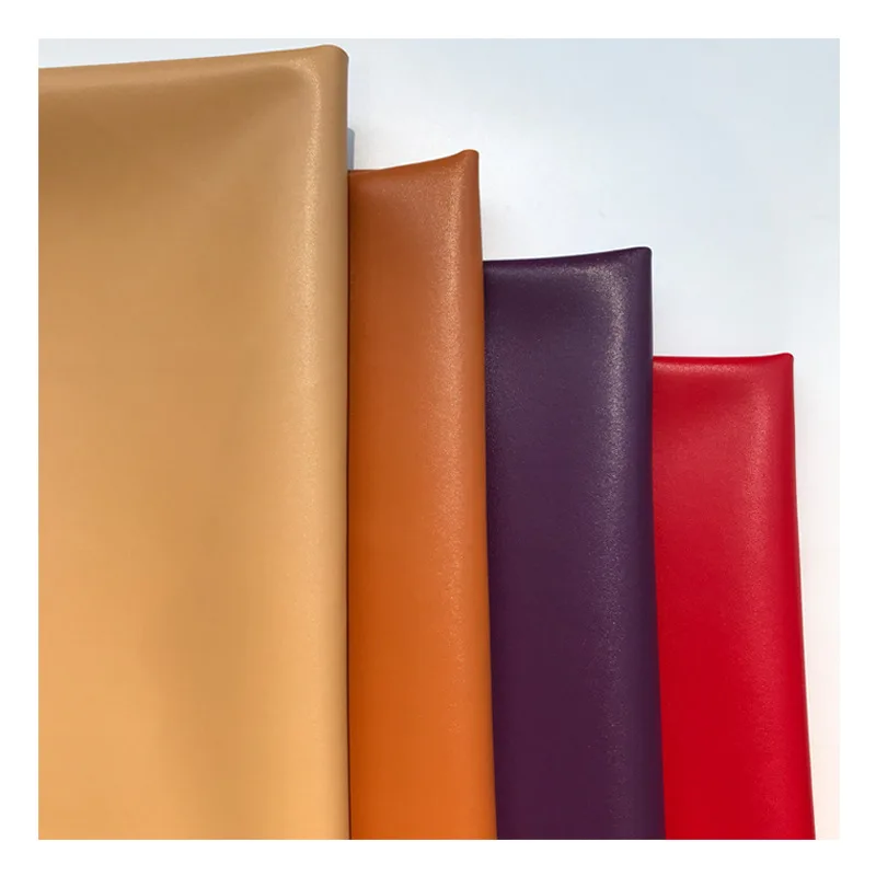 Waterproof Colors 0.7 mm Nappa Fake Synthetic Faux Artificial Semi-PU Car Leather for Bags Sofa Car Seat Chair Pillow