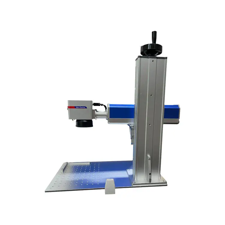 20W 30W 50W 100W Fibre Laser Marking Machine Raycus Optical Fiber Laser Marking Machine With Rotary