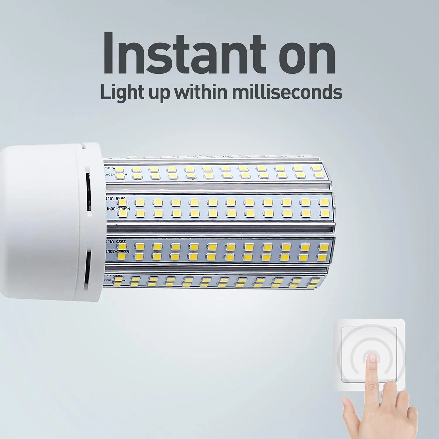 Wholesale Led Street Light Bulbs E39 E40 Ip67 Dlc 2835 Smd 100W Led Corn Light For Warehouse