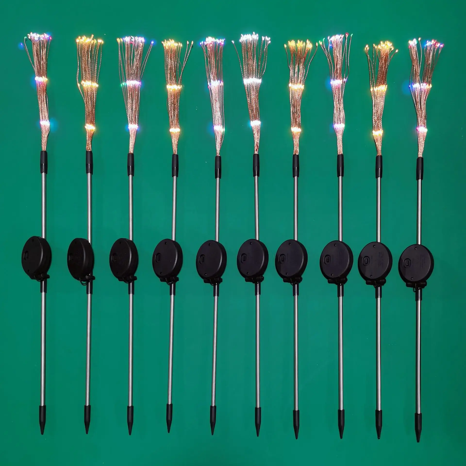 OEM/ODM Waterproof Fairy Garland LED Light LED Outdoor Solar Fireworks Lights String Garden Lawn Street decoration lighting lamp