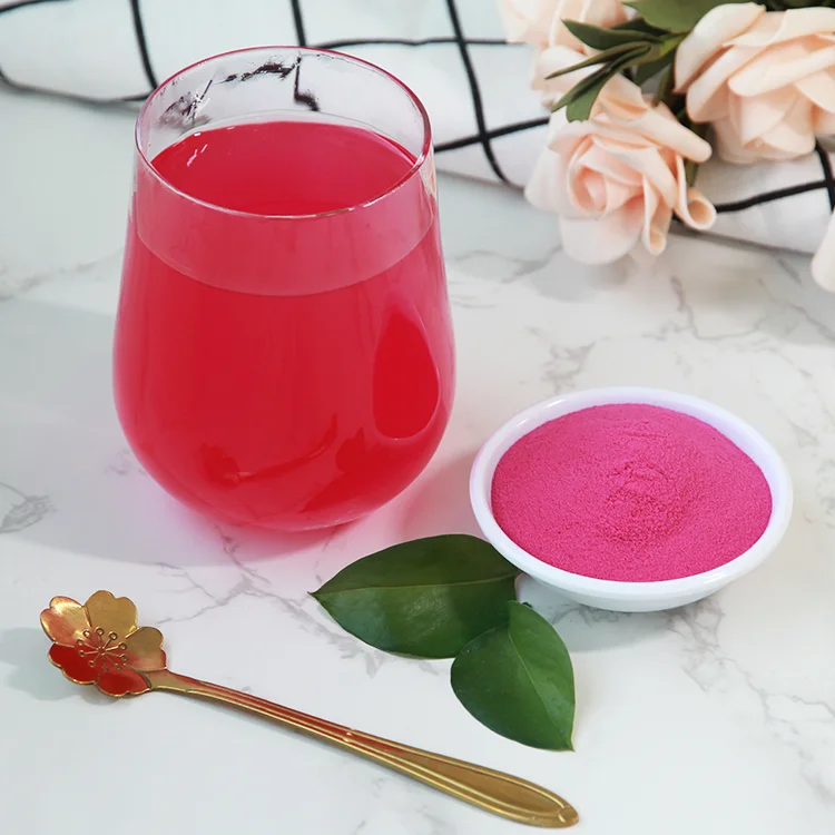 OEM ODM Private Label Certificated Freeze Dried Red Pitaya Powder Organic Red Dragon Fruit Powder