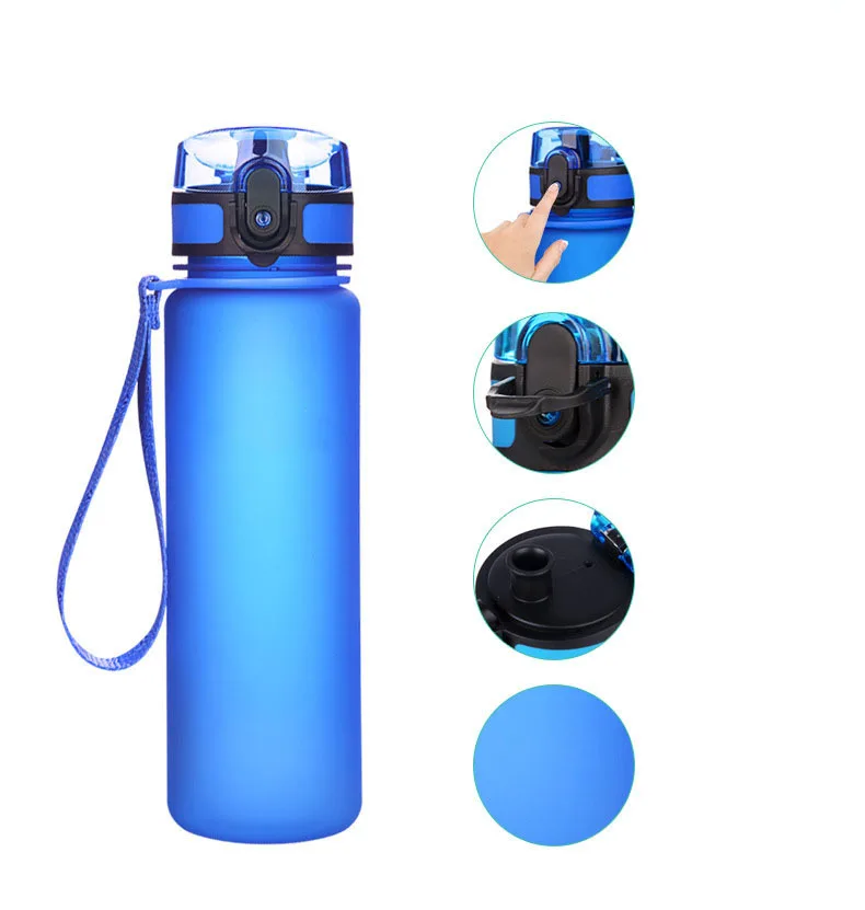 water Bottle Bpa Free plastic Water Customized Sport Drinking Bottle 500ml 600ml 800ml 1000ml