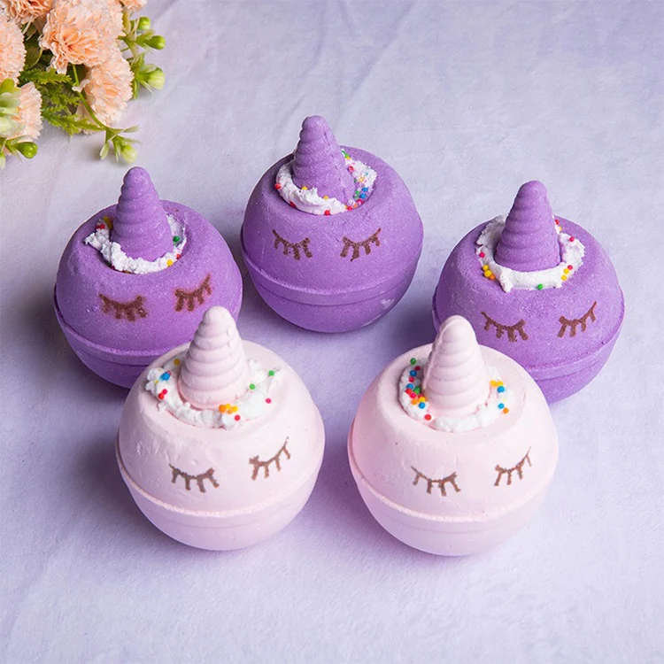 Wholesale custom bubble natural vegan toys inside kids organic christmas bath bomb packaging gift set