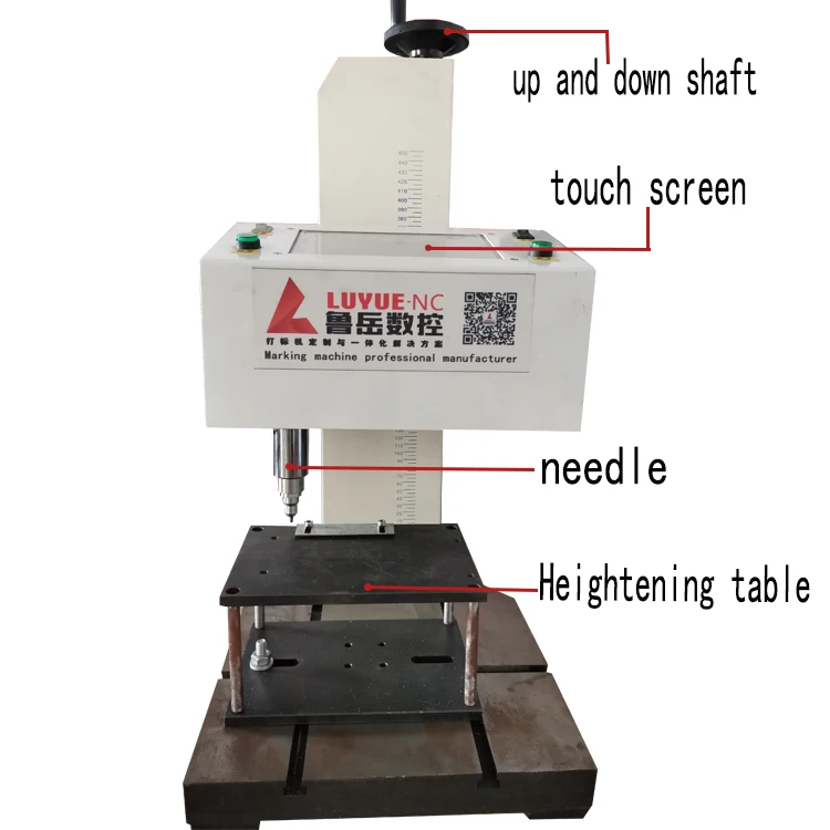 High Effective Dot Peen Electric Marking Machine For Nameplate Signage