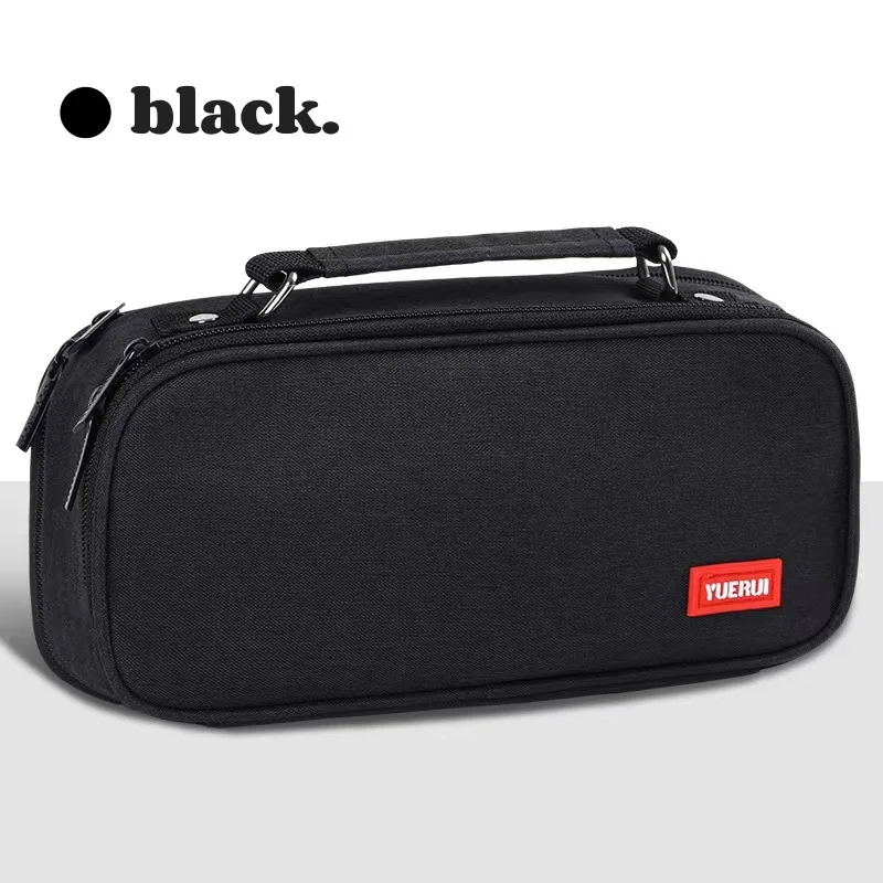 Wholesale large capacity canvas multi-layer pencil bags multi-functional pencil bags for students