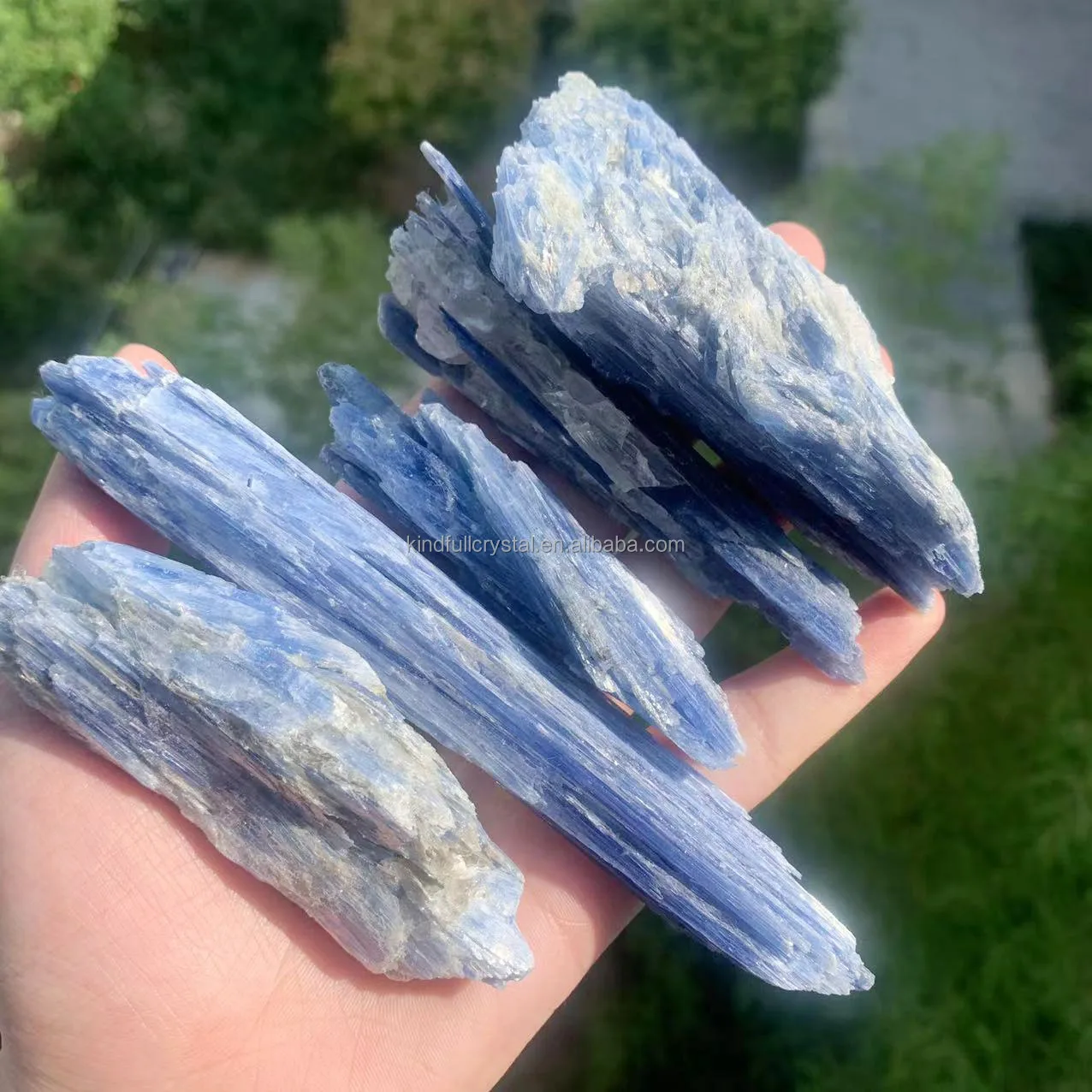 Natural Raw Gemstone Cyanite Kyanite Mineral Specimen Rough Blue Kyanite for Feng Shui