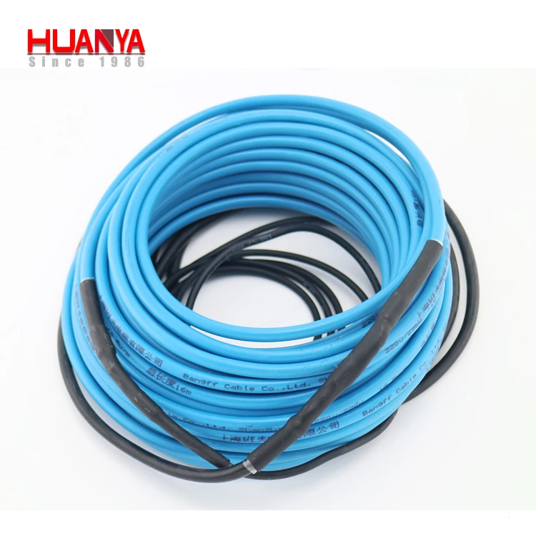 Underfloor heating cable twins conductor 17w/m