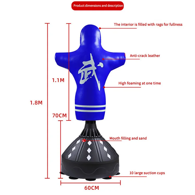 Heavy Adult Empty 6Ft Man Doorway filled dummy Punching Bag