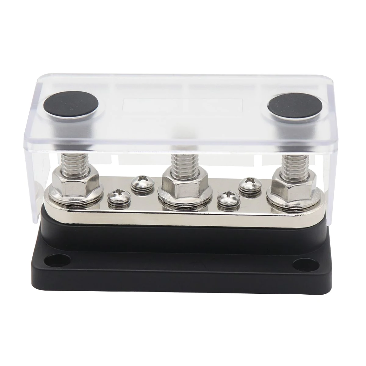 Heavy-Duty M8 300A Cable Lug Busbar Type Connector Made of Copper Steel ABS Stainless Steel