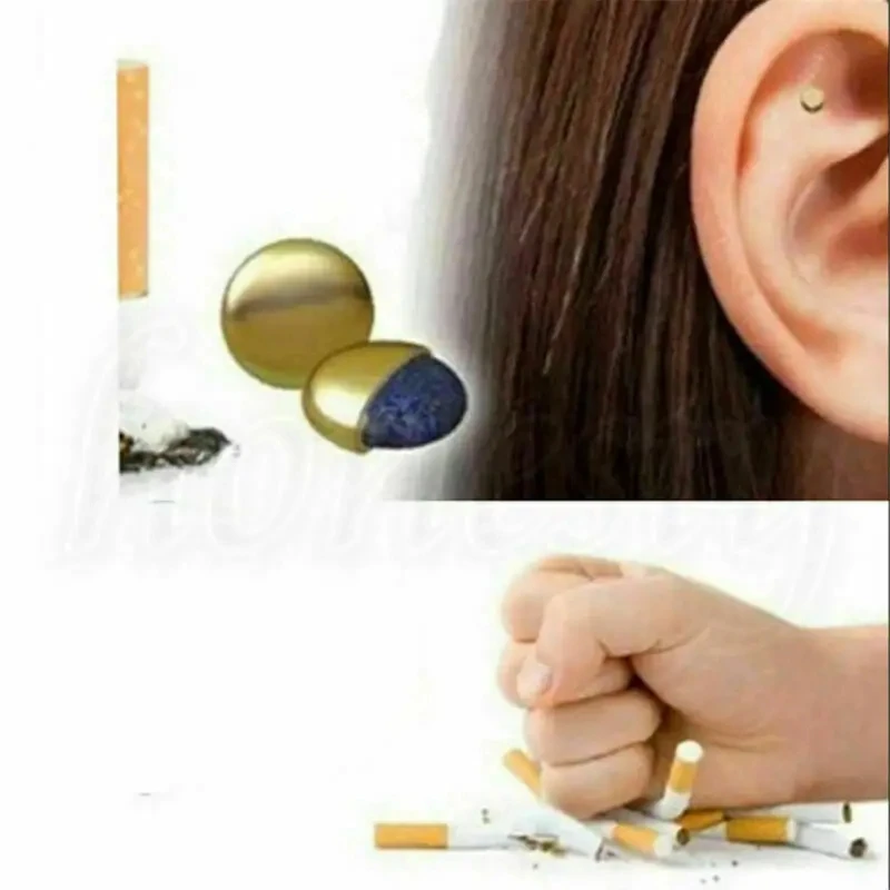 Stop Smoking Device Quit Stop Smoking Smoke Ear Auricular Magnet Sticker Therapy Loss Weight