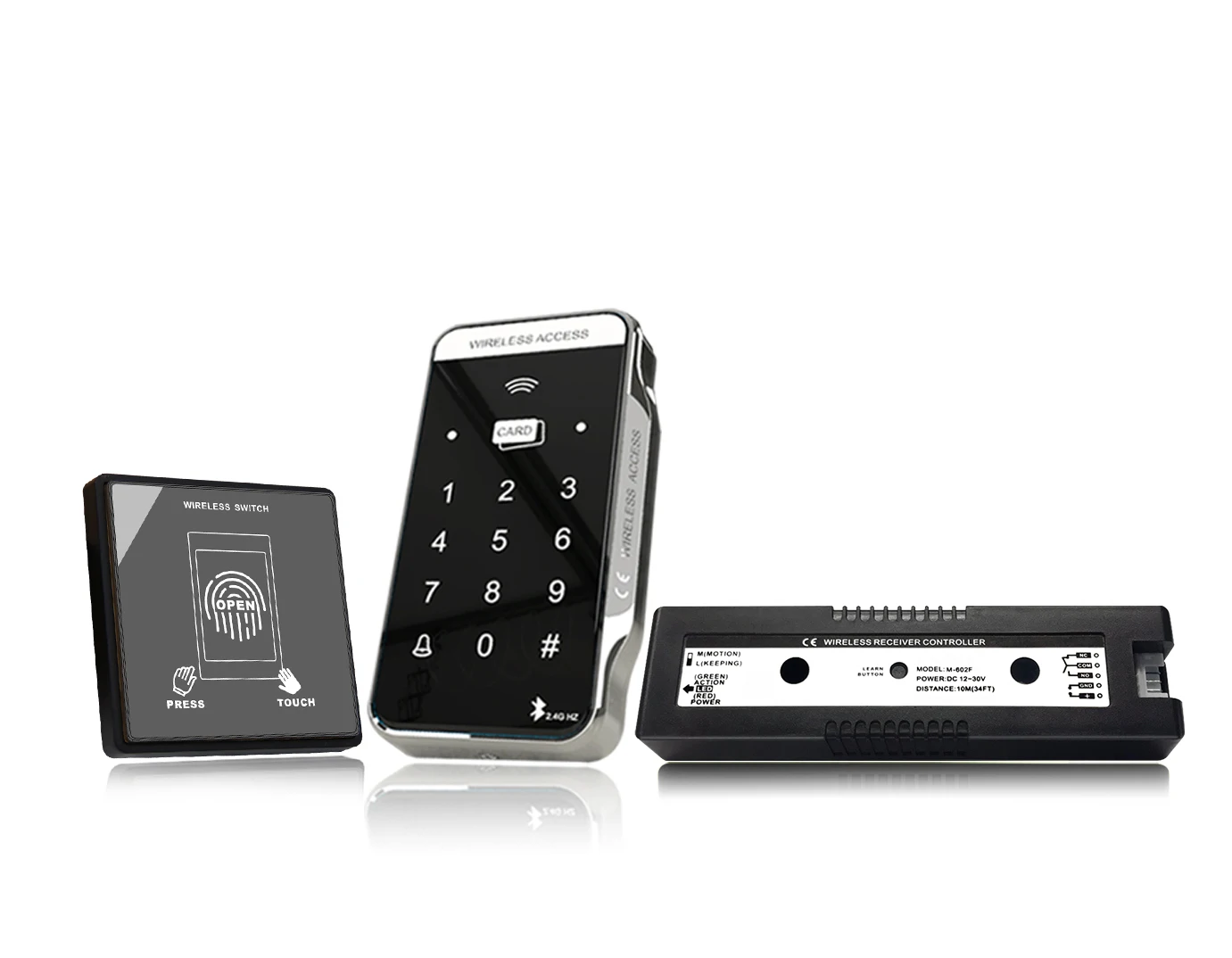Wireless Access Control Kit Fingerprint Attendance Machine Sets For Exit System