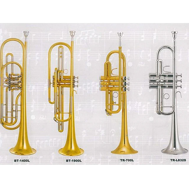 TRUMPER TR-L832S  SILVER C KEY  YELLOW BRASS BEST COST PERFORMANCE PROFESSIONAL TRUMPET