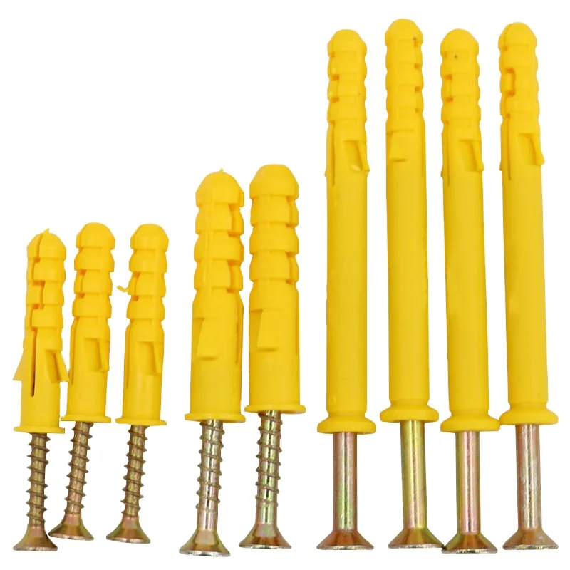 HYSTIC Self-Tapping Screw Small Yellow Croaker Plastic Expansion Tube Heavy Industry Rubber Plug Bolt Expansion Plug