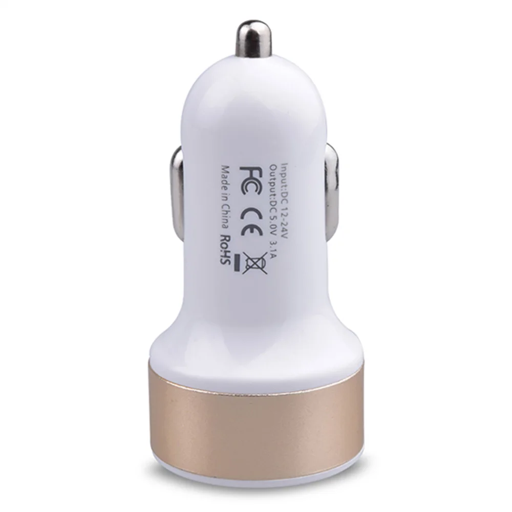  Автомобильное зарядное устройство с двумя USB-портами 5 в 2 1