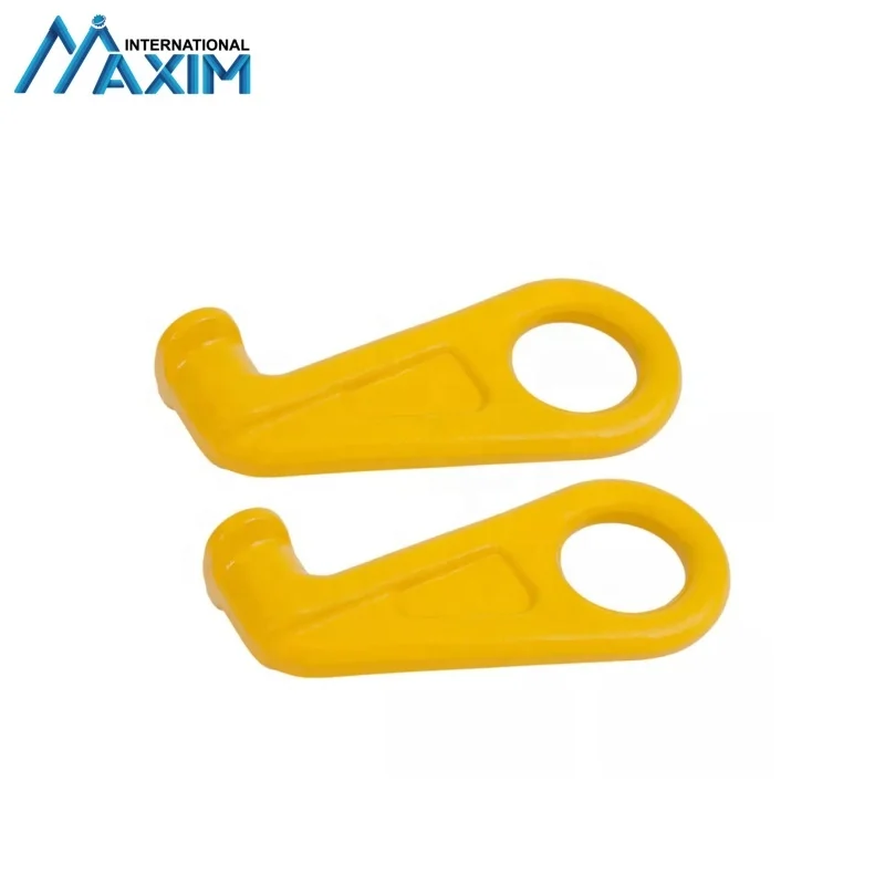 Hot Sales Straight Type Forged Alloy Steel Grade 80 Container Lifting Hook