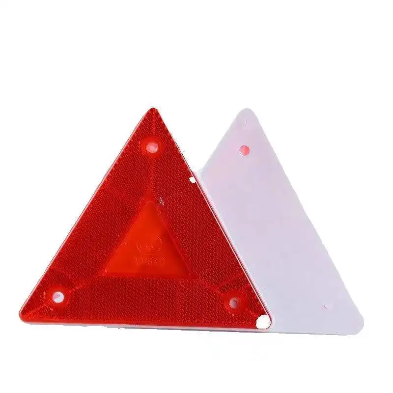 Safety Visibility Red Reflective Warning Triangle Reflex Reflector for Traffic Safety Warning