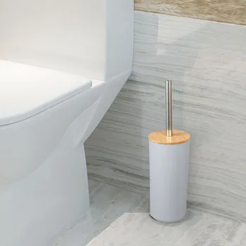 XZX Modern European Style Household 4 Pieces Bamboo Lid Plastic Bathroom Sets Luxury Bathroom Accessories for Hotels