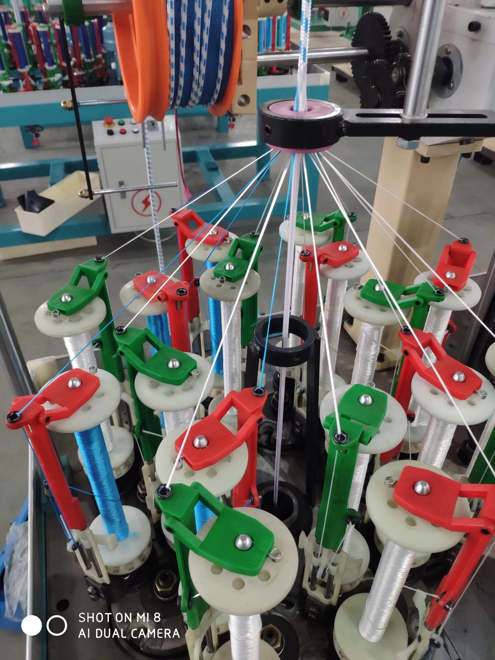 KBL-16-2-130  high speed safety ropes fishing net braid rope braiding machine