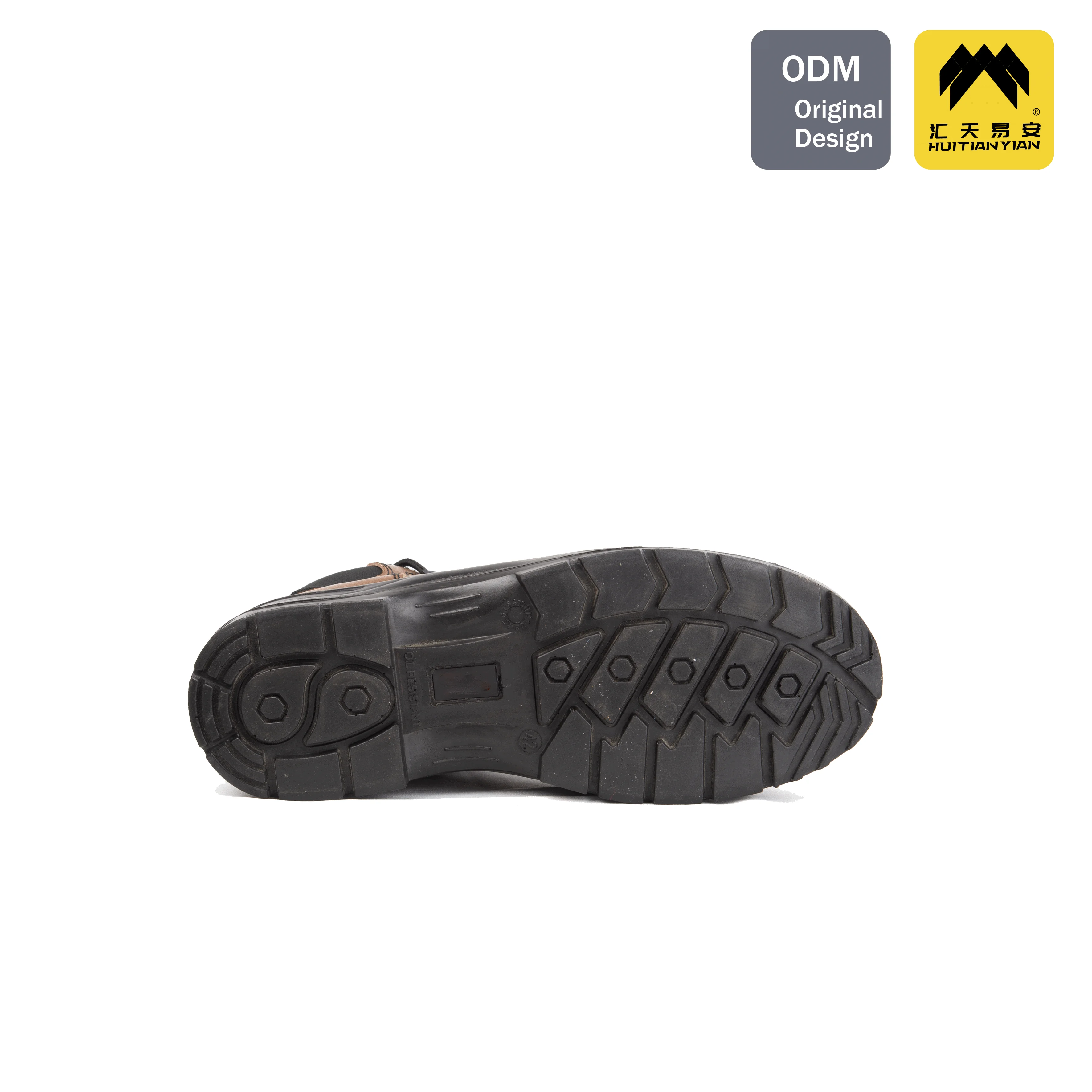 Top Quality Leather Safety Boots with Fibre Resin & Steel Toe Waterproof Antistatic Reinforced Midsole for Foot Protection