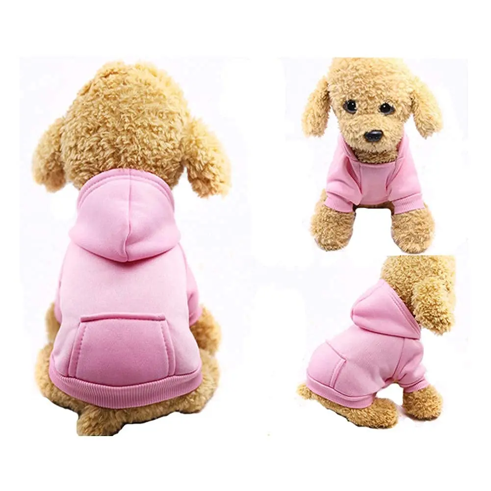 Wholesale winter pet sweater Teddy law fighting cowboy pocket hooded clothes cat and dog clothing pet clothes