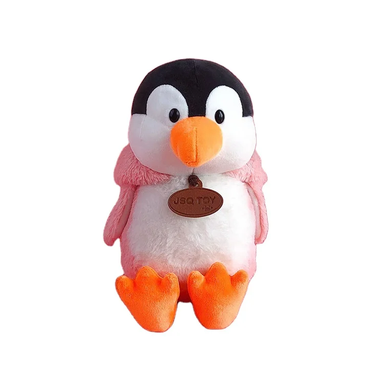 New Arrival China Made Plush Penguin Toy with Pig Hat